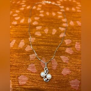 Silver and Pearl Necklace Bundle (3 Pieces)